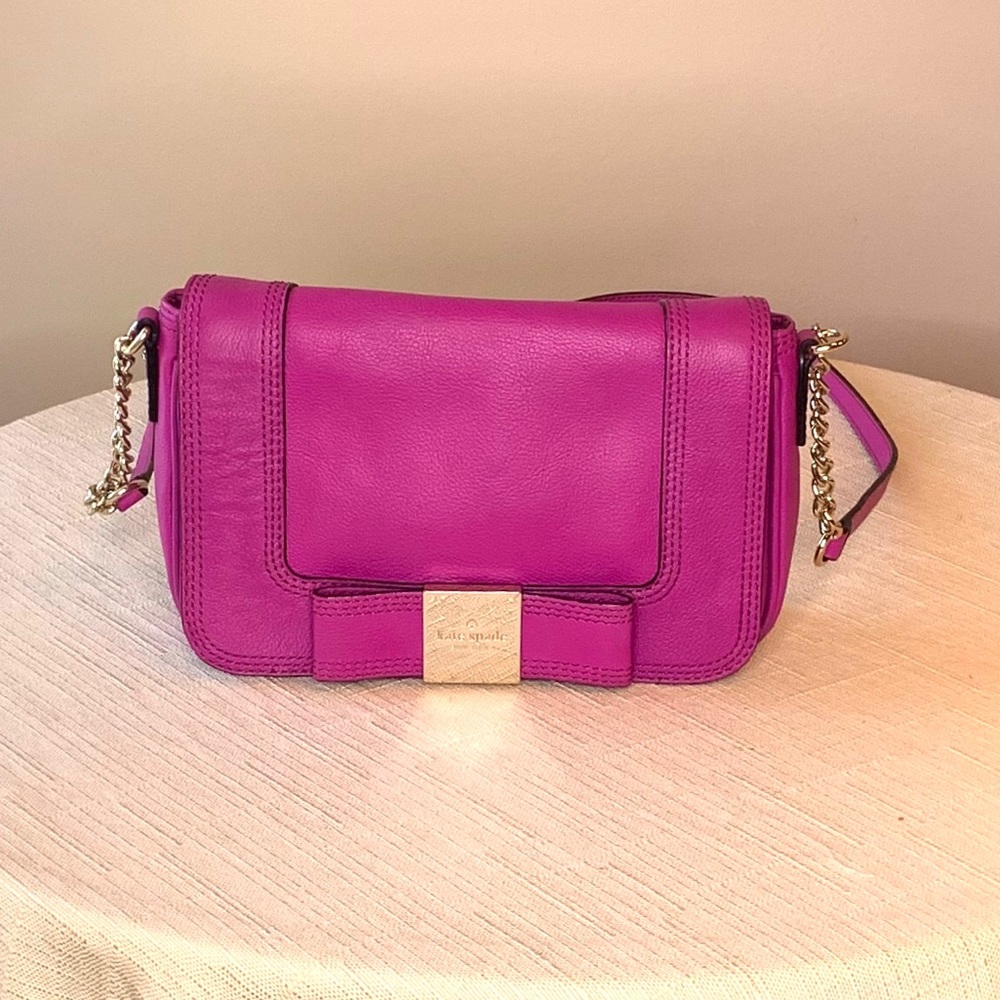 Kate Spade orchid pink cross body bag